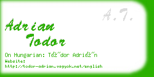 adrian todor business card